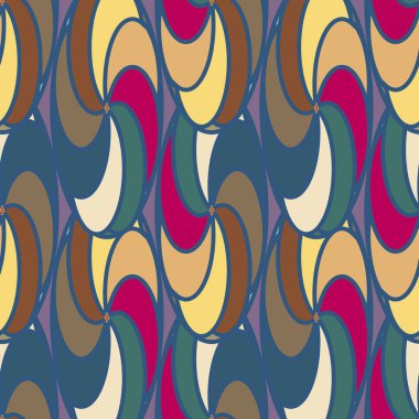 soyut geometrik renk desenli vektör çizimi