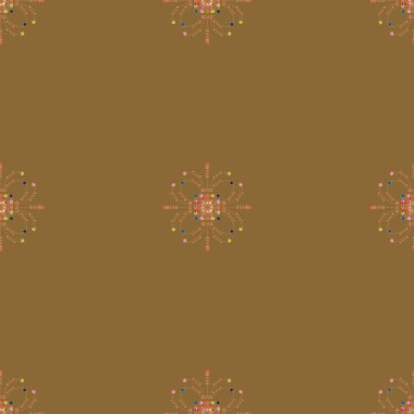 Vintage seamless modeli, vektör çizim 