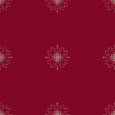 Vintage seamless modeli, vektör çizim 