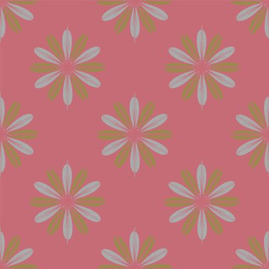 Renkli kesintisiz kaydırma-tasarım arka plan ile çiçek desenli.