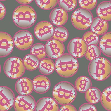 bitcoins parlak parlak pahalı sikkeleri ile Seamless modeli 