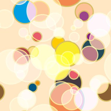 Daireler ile sorunsuz arka plan