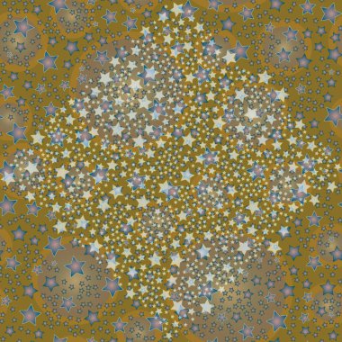 soyut geometrik renkli seamless modeli yıldız ile. Vektör çizim 