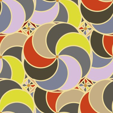 soyut geometrik renk desenli vektör çizimi