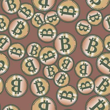 bitcoins parlak parlak pahalı sikkeleri ile Seamless modeli 