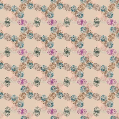 Soyut geometrik renkli seamless modeli, arka plan