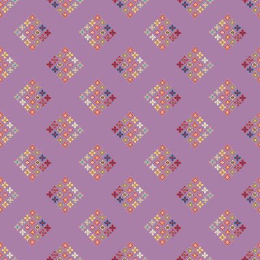  soyut çiçek geometrik Dikişsiz desen arka planı için