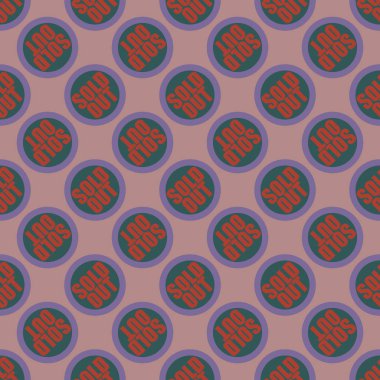 Dikişsiz desen, vektör çizim sattı