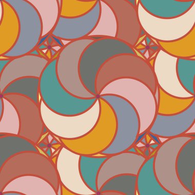 soyut geometrik renk desenli vektör çizimi