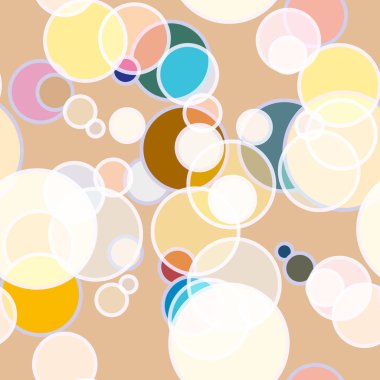 Daireler ile sorunsuz arka plan