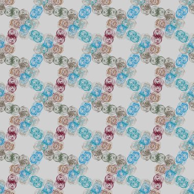 Soyut geometrik renkli seamless modeli, arka plan