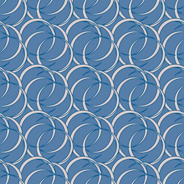 Daireler için arka plan ile Seamless modeli. vektör çizim