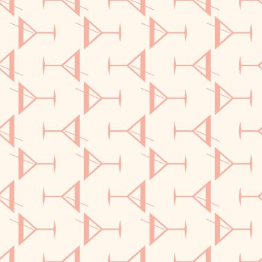 Tropik kokteyller desen, renkli kesintisiz vektör çizim