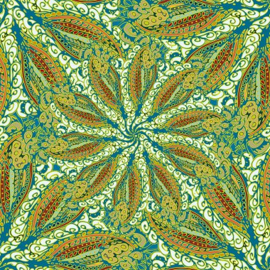 Soyut Dikişsiz renkli desen, vektör çizim