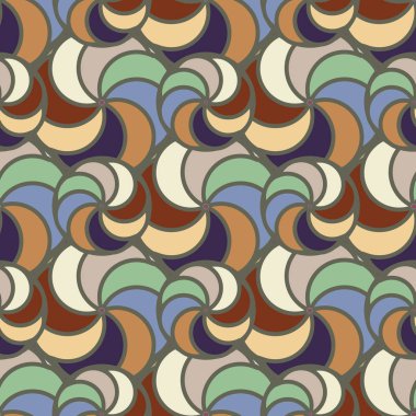 soyut geometrik renk desenli vektör çizimi