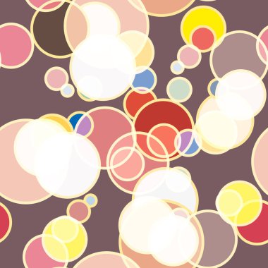 Daireler ile sorunsuz arka plan