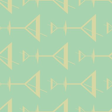 Tropik kokteyller desen, renkli kesintisiz vektör çizim