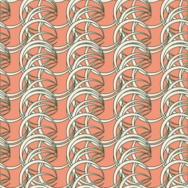 Daireler için arka plan ile Seamless modeli. vektör çizim