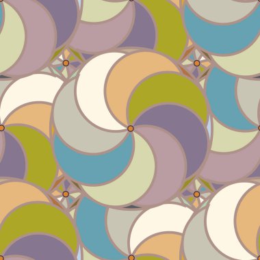 soyut geometrik renk desenli vektör çizimi