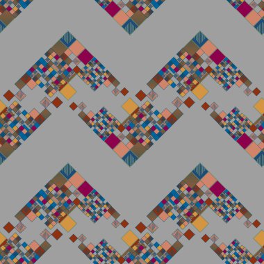 grafik küpleri ve kareler arka plan, sorunsuz tasarlamak vektör çizim 