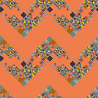 grafik küpleri ve kareler arka plan, sorunsuz tasarlamak vektör çizim 