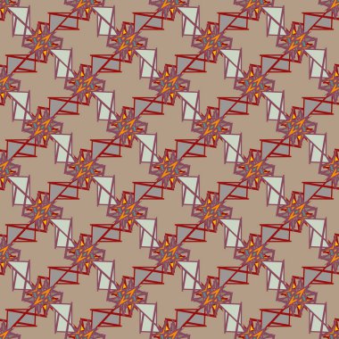 soyut geometrik Dikişsiz desen arka planı için. 