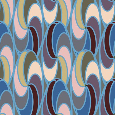 soyut geometrik renk desenli vektör çizimi