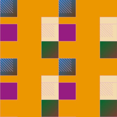 grafik küpleri ve kareler arka plan, sorunsuz tasarlamak vektör çizim 