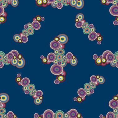 soyut geometrik renkli Dikişsiz desen arka plan için vektör çizim