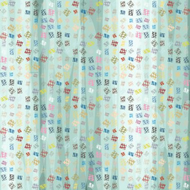 soyut geometrik renkli Dikişsiz desen arka plan için vektör çizim