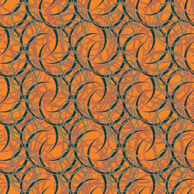 Daireler için arka plan ile Seamless modeli. vektör çizim