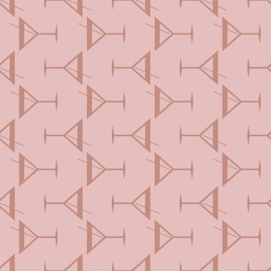 Tropik kokteyller desen, renkli kesintisiz vektör çizim