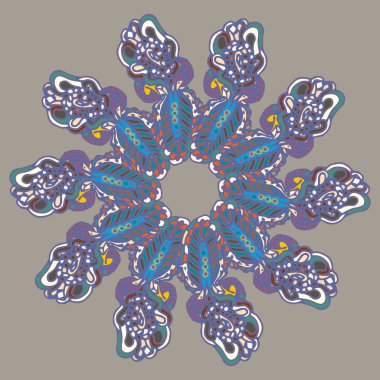 Stil zentangle yeni simetrik mandala doodle ile sanat esin kaynağı oldu. Duvar kağıdı, desen dolgularını, web sayfaları, yüzey dokuları için dekoratif nesne-ebilmek var olmak kullanılmış.