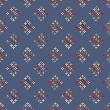  soyut çiçek geometrik Dikişsiz desen arka planı için