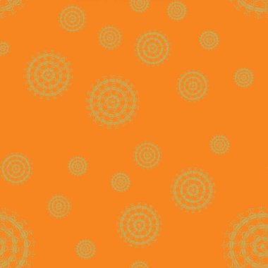 Sorunsuz soyut mandala desen. Basit şekiller oluşan süsleme. 