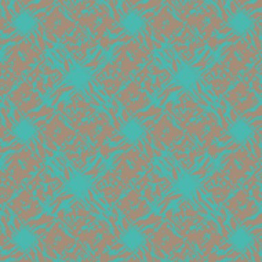 Dekoratif renkli kesintisiz vektör desen