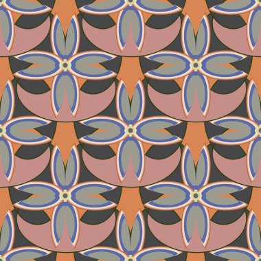 Sorunsuz çiçek desenli arka plan.