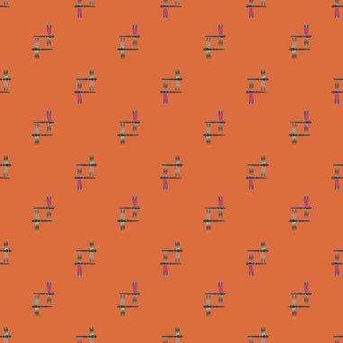 Yusufçuk seamless modeli. Vektör çizimler.