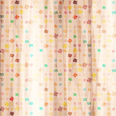 soyut geometrik renkli Dikişsiz desen arka plan için vektör çizim