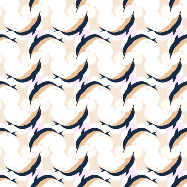 soyut geometrik renkli Dikişsiz desen arka plan için vektör çizim