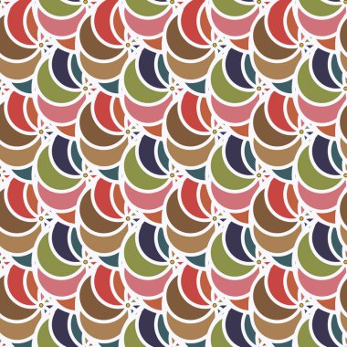 soyut geometrik renk desenli vektör çizimi