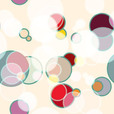 Daireler ile sorunsuz arka plan