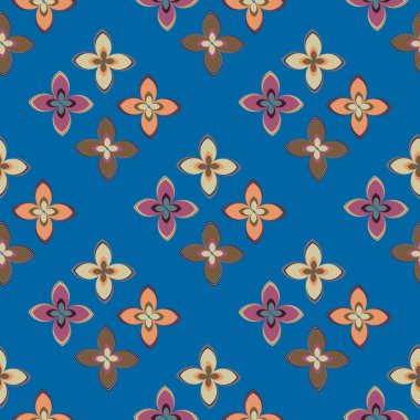  soyut çiçek geometrik Dikişsiz desen arka planı için