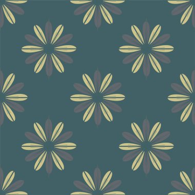 Renkli kesintisiz kaydırma-tasarım arka plan ile çiçek desenli.