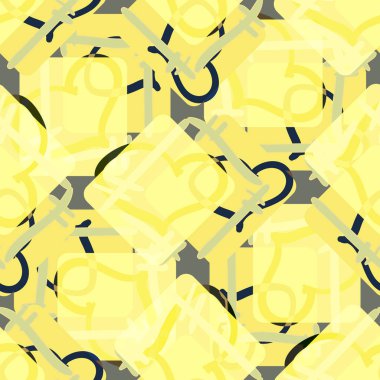 Soyut kalpleri arka plan için seamless modeli doodle