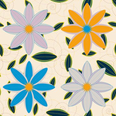 vektör çizim arka planı için seamless modeli   