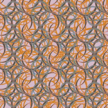 Daireler için arka plan ile Seamless modeli. vektör çizim