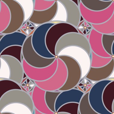 soyut geometrik renk desenli vektör çizimi