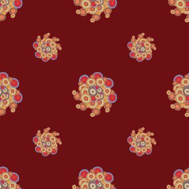 soyut geometrik renkli Dikişsiz desen arka plan için vektör çizim