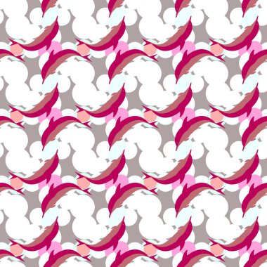 soyut geometrik renkli Dikişsiz desen arka plan için vektör çizim